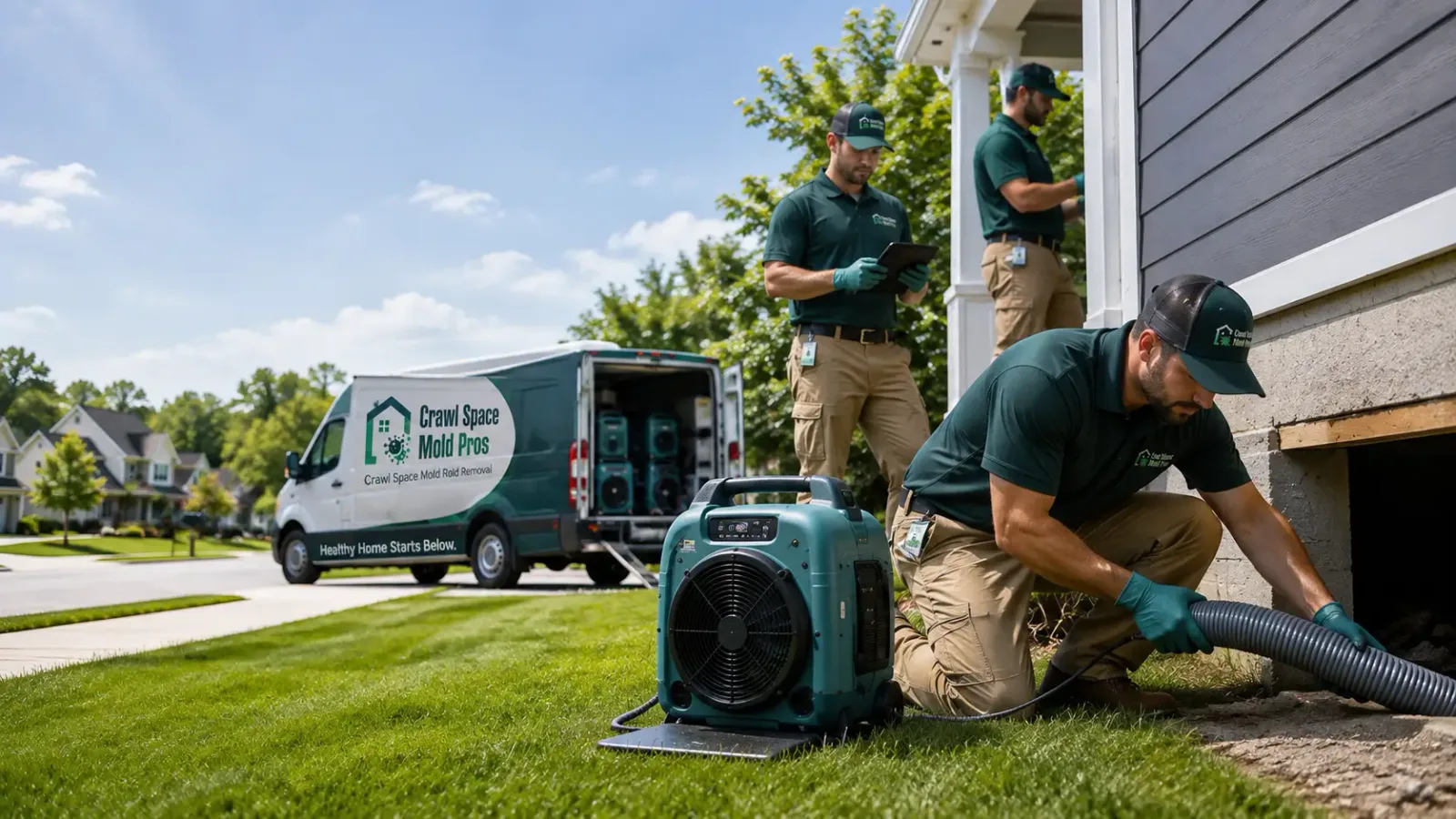 Crawl Space Mold Removal in Hadley, MI